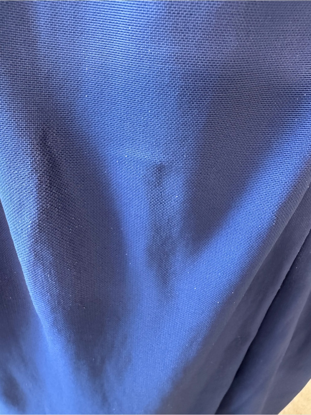 Vintage D&G Dolce & Gabbana Sleeveless Dress Blue with Striped Waistband Size 6 - Picture 10 of 12